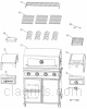 Exploded parts diagram for model: GAS7480AS