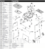 Exploded parts diagram for model: GBC1408WDC