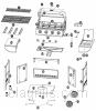 Exploded parts diagram for model: GBC1856W-C