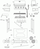 Exploded parts diagram for model: 810-1415-W (Pro Series 1415)