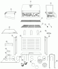 Exploded parts diagram for model: 810-6330-W (Pro Series 6330)