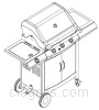 Grill image for model: 85-1250-6 (Stainless 4000 LP)