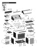 Exploded parts diagram for model: 463251012 (Gourmet Infrared)