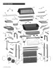 Exploded parts diagram for model: 464722309
