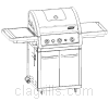 Grill image for model: G52205 (Even Heat)