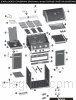 Exploded parts diagram for model: G52206 (Even Heat)