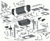 Exploded parts diagram for model: LG40810S