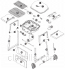 Exploded parts diagram for model: GBC1703WB-U