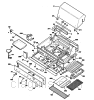 Exploded parts diagram for model: ZGG36L31CSS