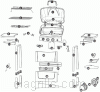 Exploded parts diagram for model: GBC900W