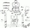 Exploded parts diagram for model: GBC1001WC-C