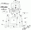 Exploded parts diagram for model: GBC1025WE-C