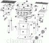 Exploded parts diagram for model: GBC1143W-C