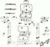 Exploded parts diagram for model: GBC900W-C