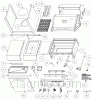 Exploded parts diagram for model: VCS3006